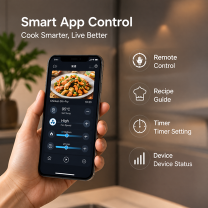 NESTVIORAY Smart Kitchen Range Hood