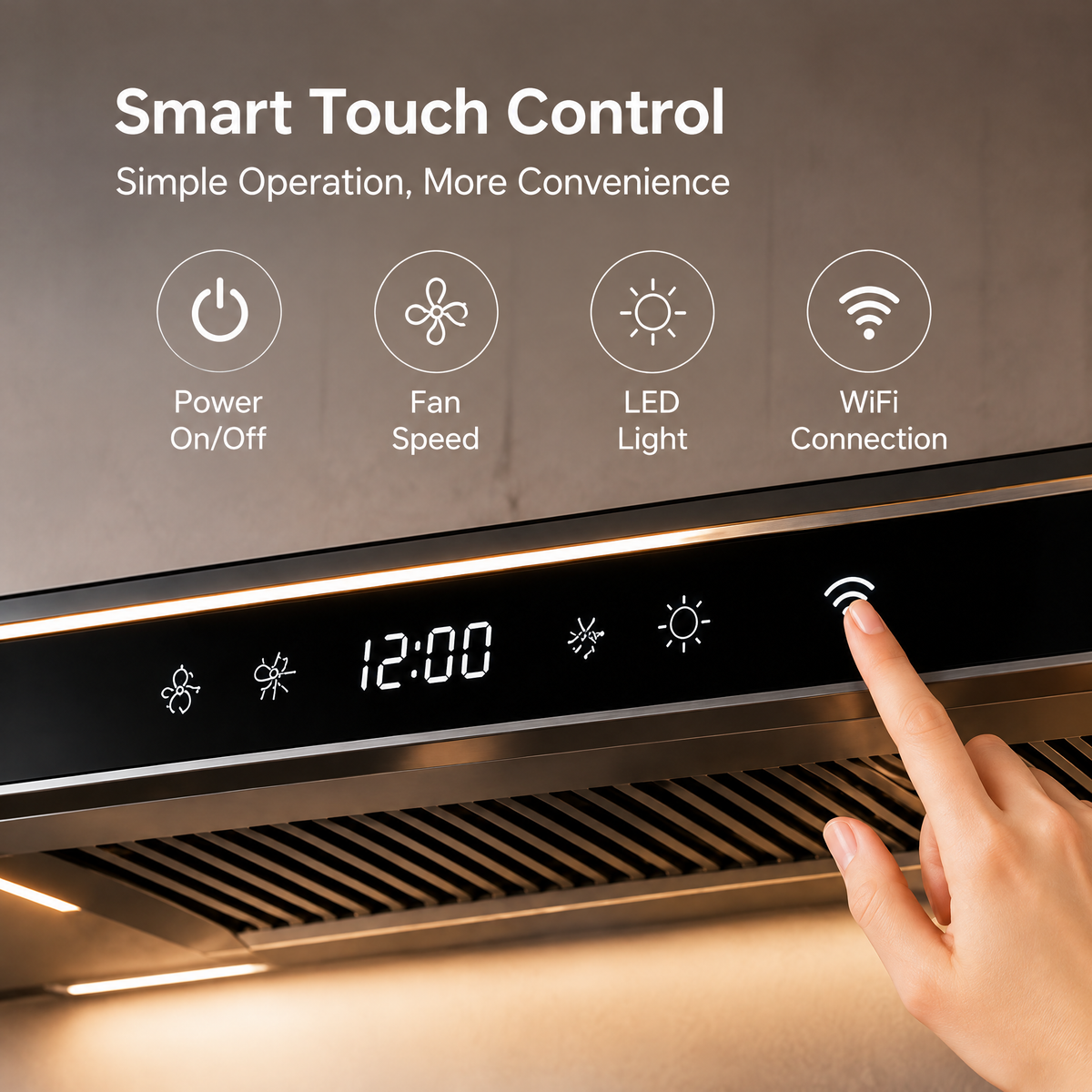 NESTVIORAY Smart Kitchen Range Hood