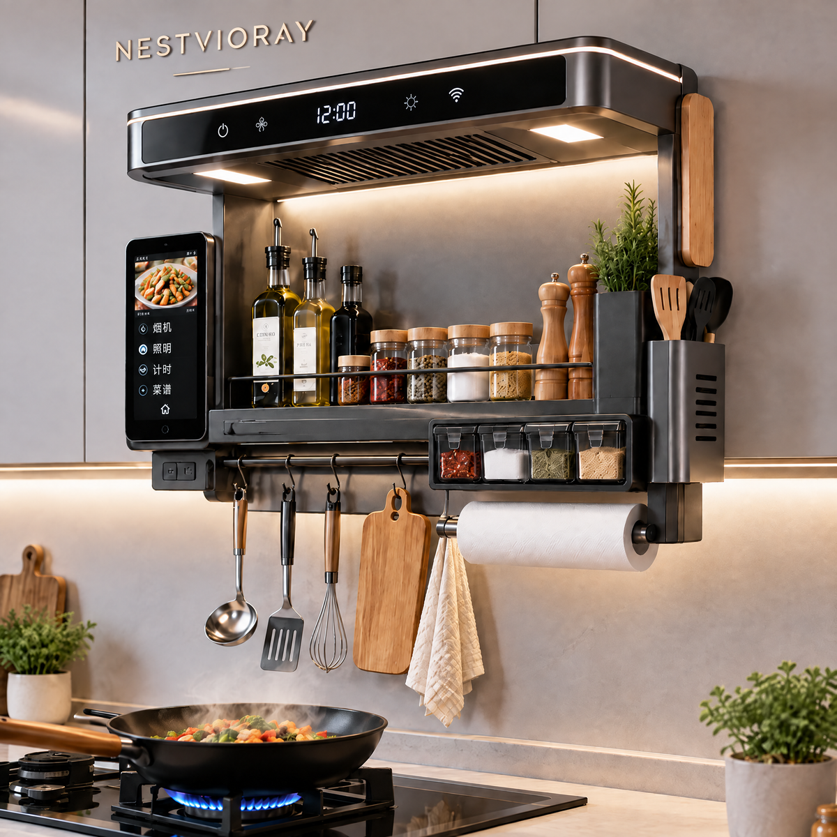 NESTVIORAY Smart Kitchen Range Hood