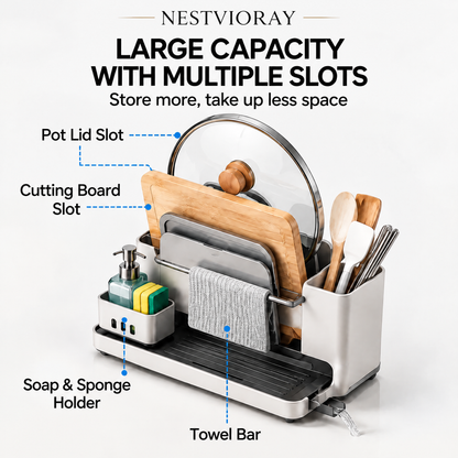 NESTVIORAY Multi-Functional Kitchen Storage Rack