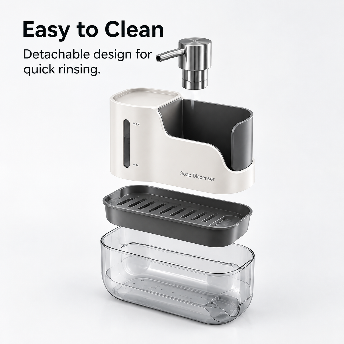 NESTVIORAY All-in-One Sink Organizer
