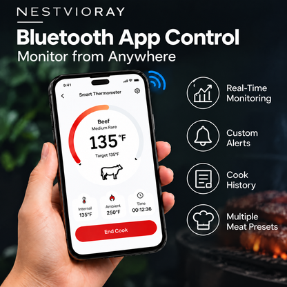 NESTVIORAY Wireless Smart Meat Thermometer