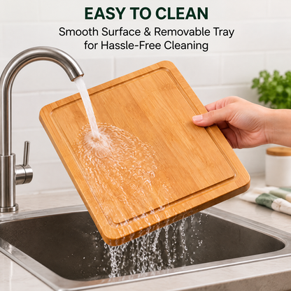NESTVIORAY Bamboo Cutting Board Set